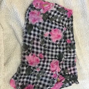 Floral scarf with perfect condition